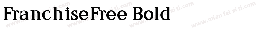 FranchiseFree Bold字体转换